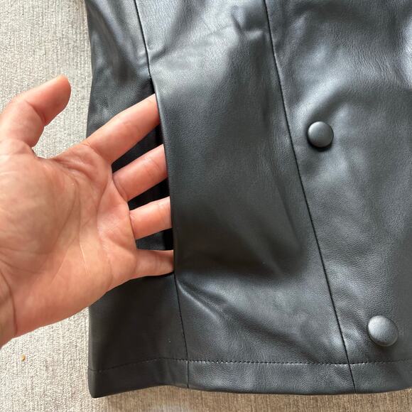 Jason Wu Leather Vest Top - Picture 5 of 7